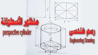 منظور اسطوانة cylinder perspective