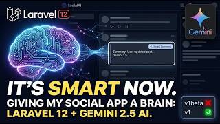 Giving My Social App a Brain: Laravel 12 + Gemini 2.5 AI