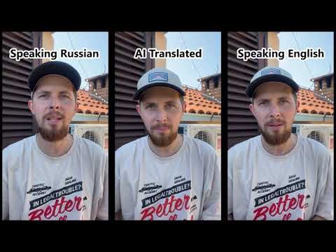 Russian To English Comparison: Heygen Ai Translation Vs. Me Speaking English