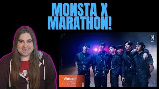 Monsta X Marathon!  Reacting to 