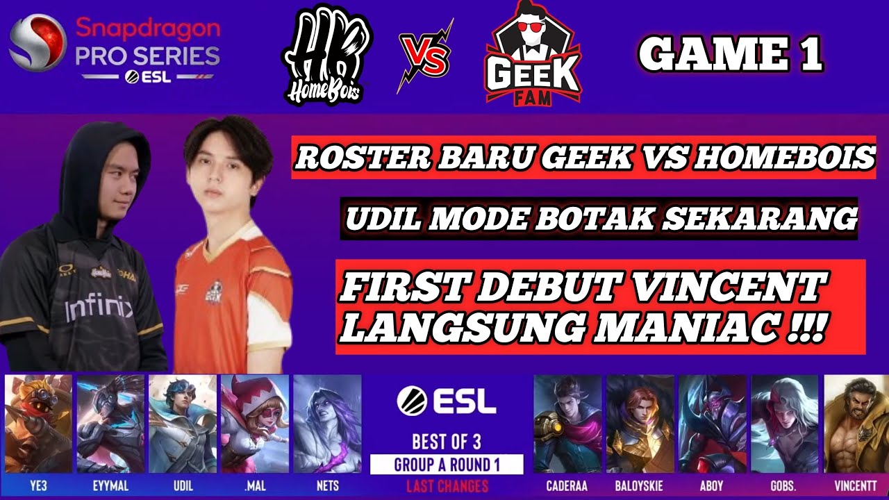 GEEK FAM VS HOMEBOIS GAME 1 ESL SNAPDRAGON PRO SERIES MLBB ROSTER geek-fam-vs-homebois-game-1-esl-snapdragon-pro-series-mlbb-roster