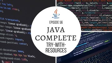 Java Complete Tutorial Ep. 56 - Automatically Closing File Streams (Try-With-Resources)