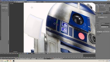 blender 3 D modeling robo R2D2  tutorial Part 2