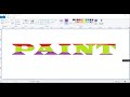 How to Multicolor text in MS Paint || Trick 3 || CYBER HOUSE ||