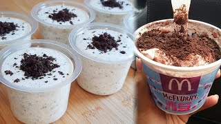 CUMA 4 BAHAN MCFLURRY OREO MEKDI GAMPANG BANGET