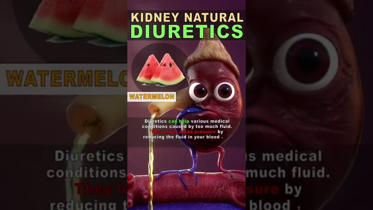 Natural Diuretics To Help Renal Function shorts YouTube