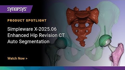 Simpleware X-2025.06 - Enhanced Hip Revision CT Auto Segmentation