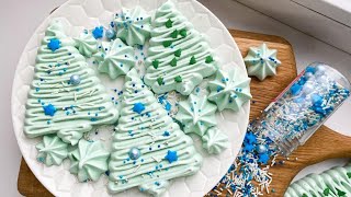 Итальянская МЕРЕНГА | Безе ёлочки | Новый год