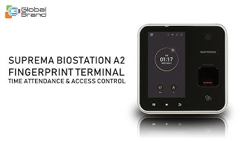 Suprema Biostation A2 Fingerprint Terminal | Time Attendance & Access Control | Global Brand Pvt Ltd