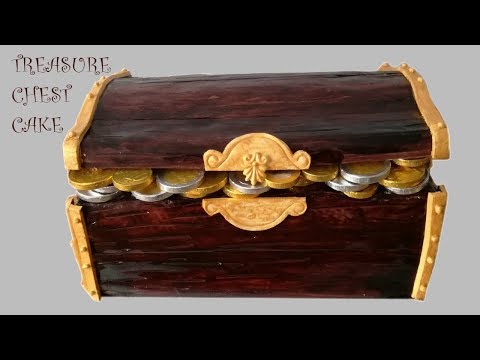 How To Make a Treasure Chest Cake by LovelyCakeCreations I Cake idea for kids