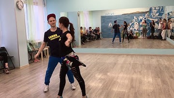 Yury Ovchinnikov & Taty Pinarina Samba de gafieira. Beginners class