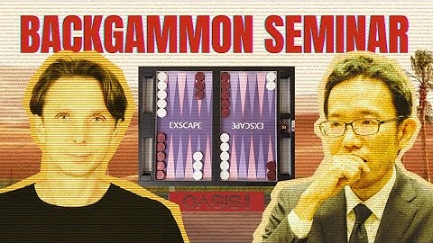 2025 Dubai Oasis International Backgammon Cup ▸ Backgammon Seminar w/ Mochy & Dirk Schiemann