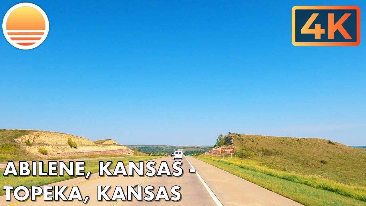 🇺🇸[4K60] Abilene, Kansas to Topeka, Kansas! 🚘 Drive with me! YouTube