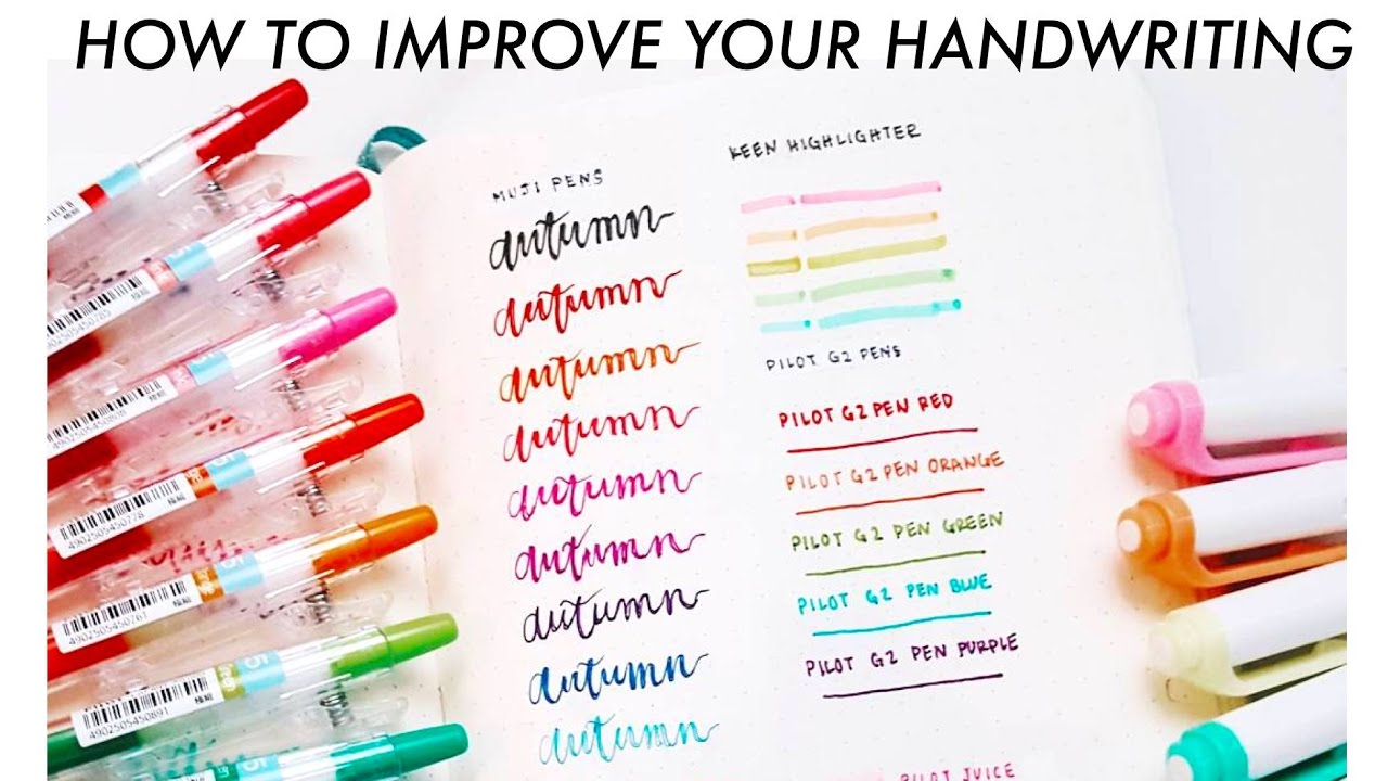 How to Write Neatly + Improve Your Handwriting 