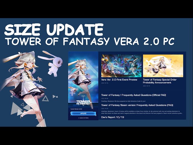 Notas de Atualização de Tower of Fantasy 2.0: Mapa Vera, Ilha da Areia, lendários chefões de mundo e mais - MEmu Blog