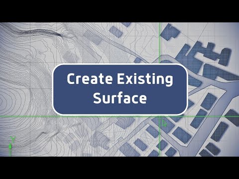 Create a Surface in Civil 3D - YouTube