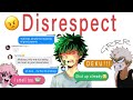 Bnha/Mha text...😂Class 1A gets Roasted😂 Deku is Disrespectful😡