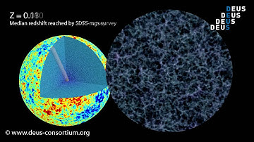 DEUS Full Universe Run -- 3D dark matter distribution in redshift space