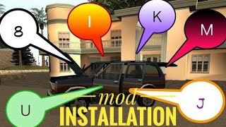 Open and close  car door Car Control mod installation GTA San Andreas