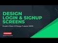 SwiftUI Login &amp; Signup Screen – Modern Clean UI Design Tutorial (2025) | #iOS #swiftui