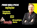NBA Picks - Raptors vs Nets Prediction, 10/21/2022 Best Bets, Odds & Betting Tips | Docs Sports