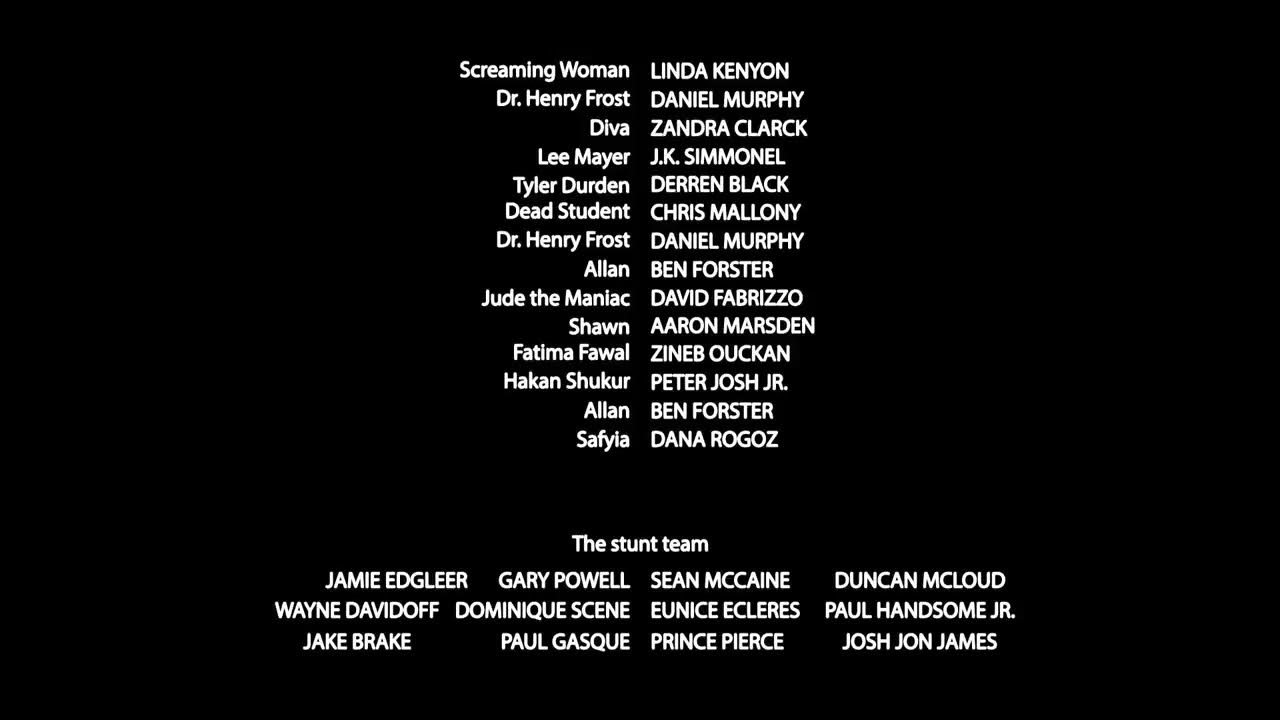 Film credits. Movie end credits. Movie credits. Movie end credits. титры фильма cast.
