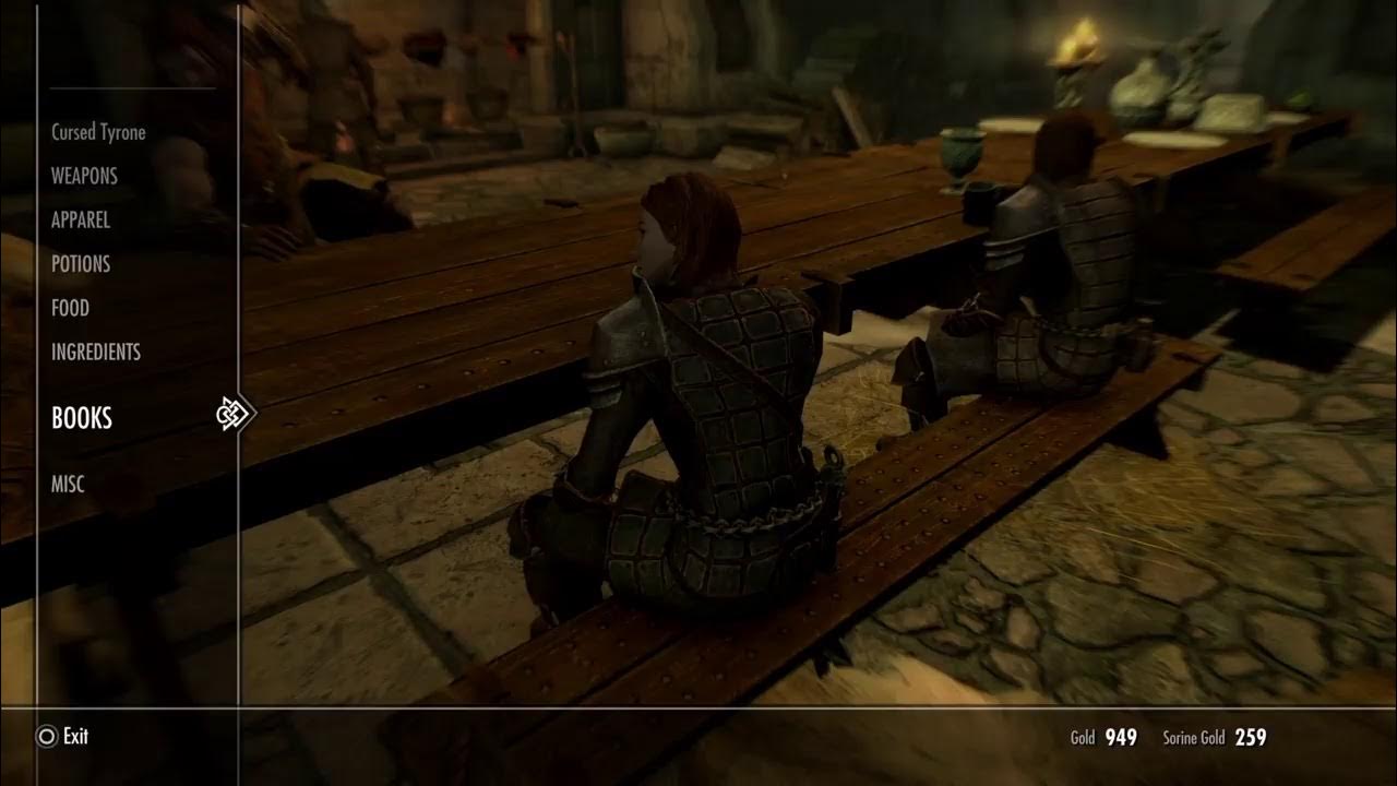 Skyrim. Cursed Mod overhaul. Big skill trees. Heavy armor Redguard Fighter. YouTube