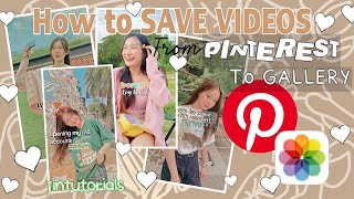 How to save Videos from Pinterest to Gallery // Pinterest Tutorial // Aesthetic Videos screenshot 3