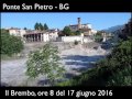 Il Brembo a Ponte San Pietro, 17 giugno 2016