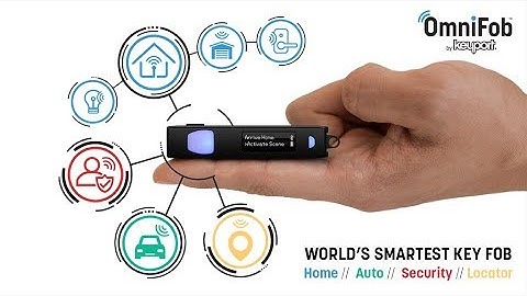OmniFob™ Smart Remote Fob - Home / Auto / Security / Locator