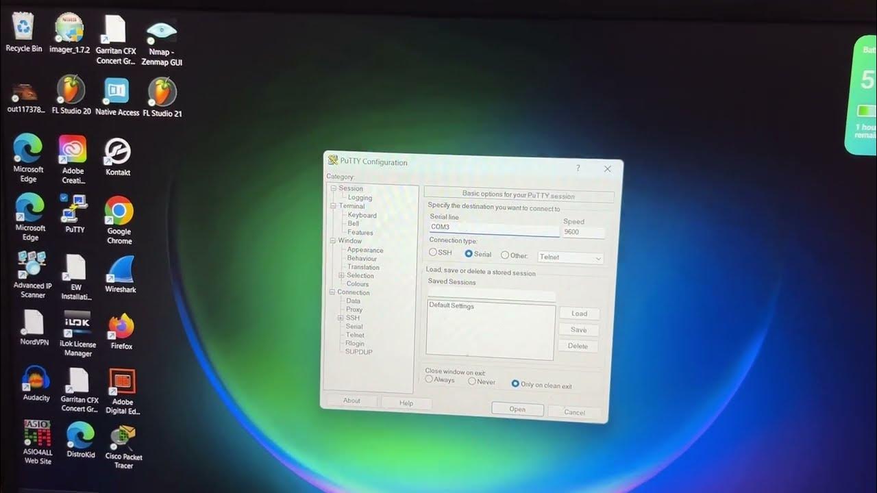 How to use PuTTy to connect to a Cisco switch - YouTube
