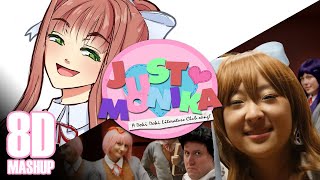 [8D MASHUP] Just Monika - Random Encounters & Radiant Records [DDLC Song Duet Mashup]