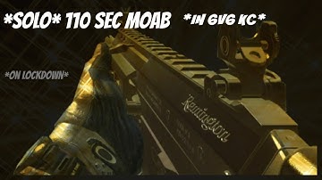 MW3: Solo 110 Sec Moab In 6V6 KC On Lockdown