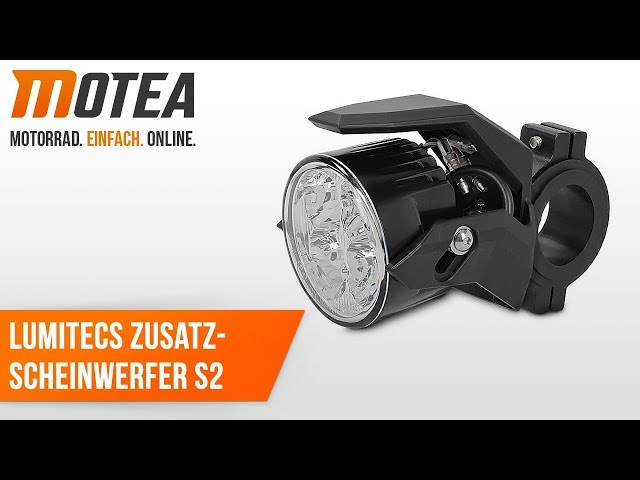 Motorrad Zusatzscheinwerfer LED Lumitecs S2 mit E Zulassung 