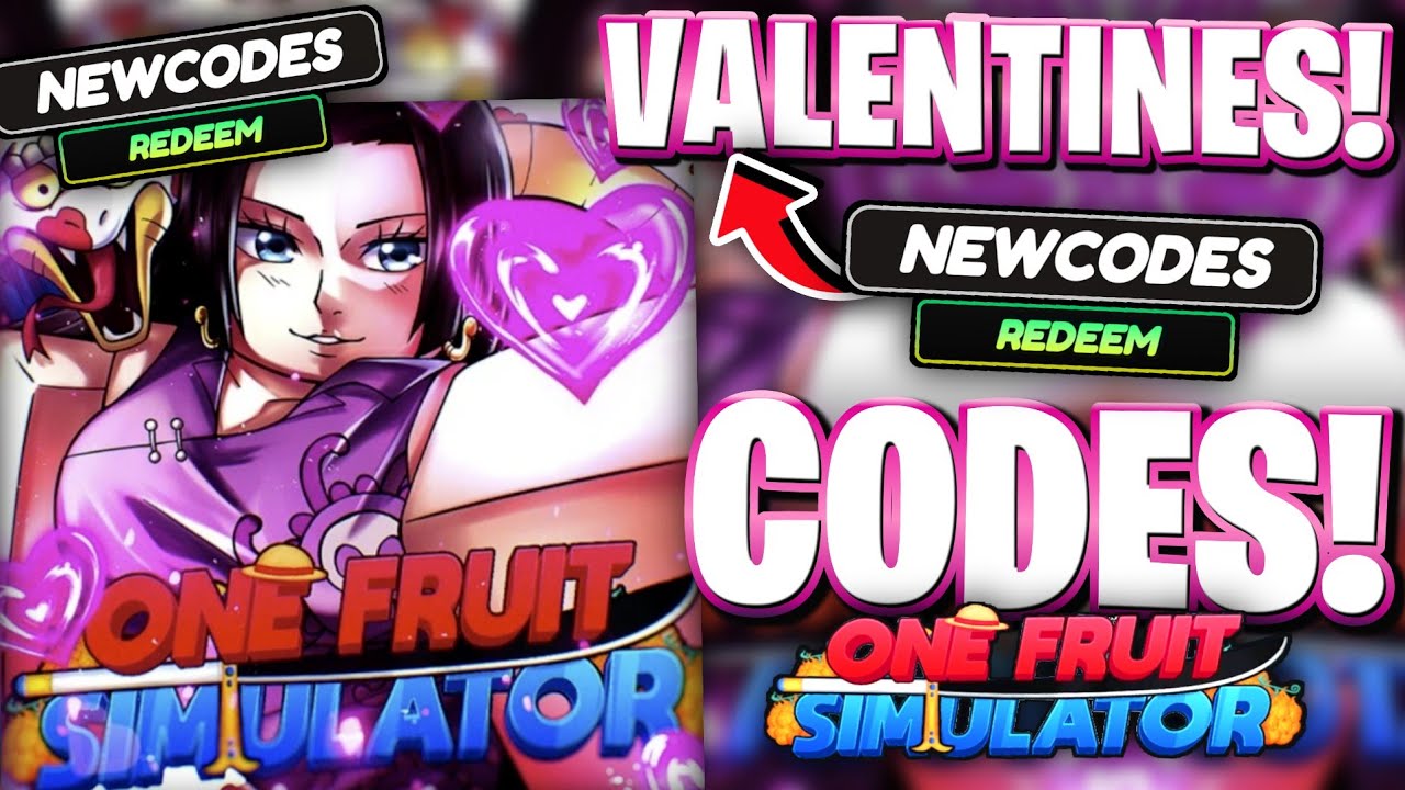💖*VALENTINES* ALL NEW VALENTINES UPDATE CODES FOR ONE FRUIT | ROBLOX ONE FRUIT SIMULATOR CODES