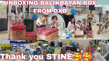 UNBOXING BALIKBAYAN BOX FROM DXB/THANK YOU SO MUCH STINE😍😍
