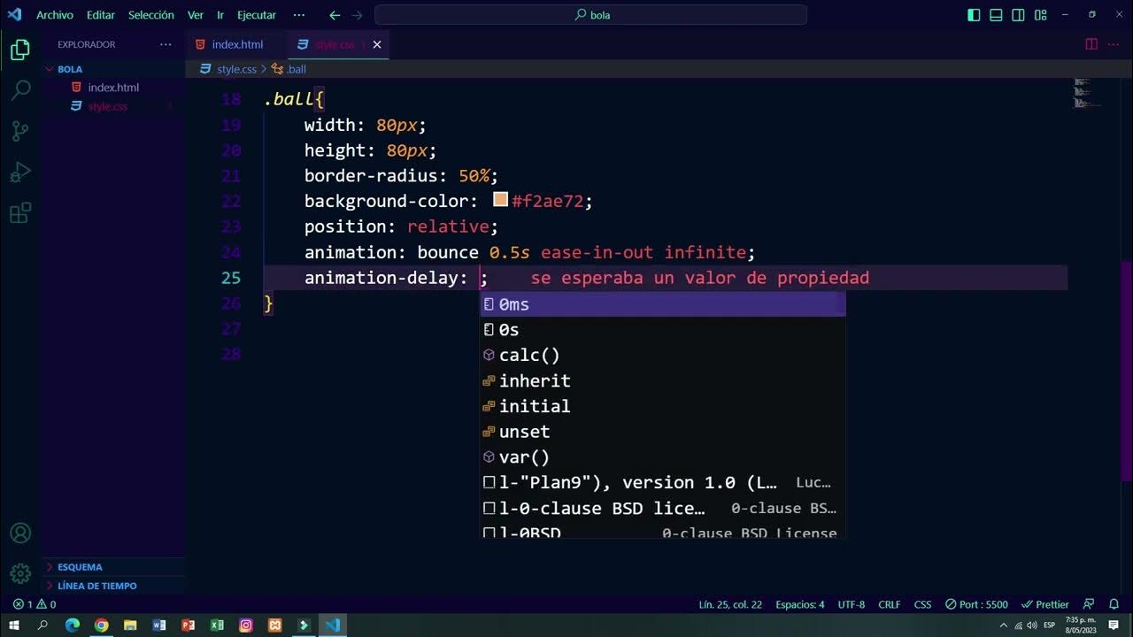 BOLA CON HTML Y CSS - YouTube