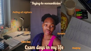 #realistic Exam days in my life |South African Youtuber