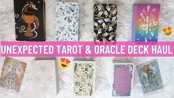 A full post box 😁TAROT & ORACLE DECK HAUL (2021) 🔮What