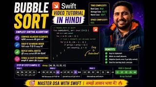 Bubble Sort |  Swift  | Video Tutorial in Hindi