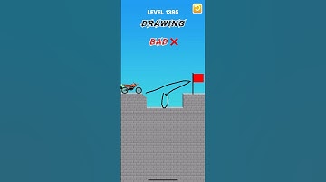 Draw bridge puzzle game level 1395 #gaming #drawing #Shorts