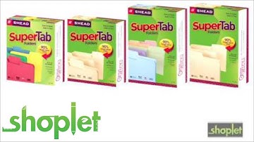 Smead SMD10301 SuperTab Top Tab File Folders