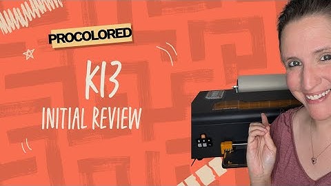 🎥 First Impressions of the Procolored K13 DTF Printer! 🎨