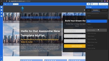 Funnelbolt Landing Page Builder Detail - 5 - Adjusting Settings within Sections