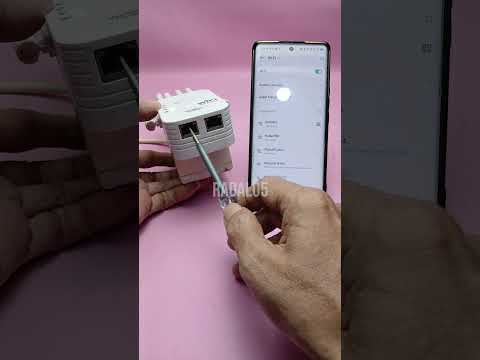 Cara setting Repeater 6 antena wifi extender dengan HP #Cara setting Repeater 6 antena wifi extender