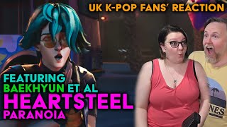 Heartsteel - Paranoia ft. BAEKHYUN, tobi lou, ØZI, and Cal Scruby - UK K-Pop Fans Reaction