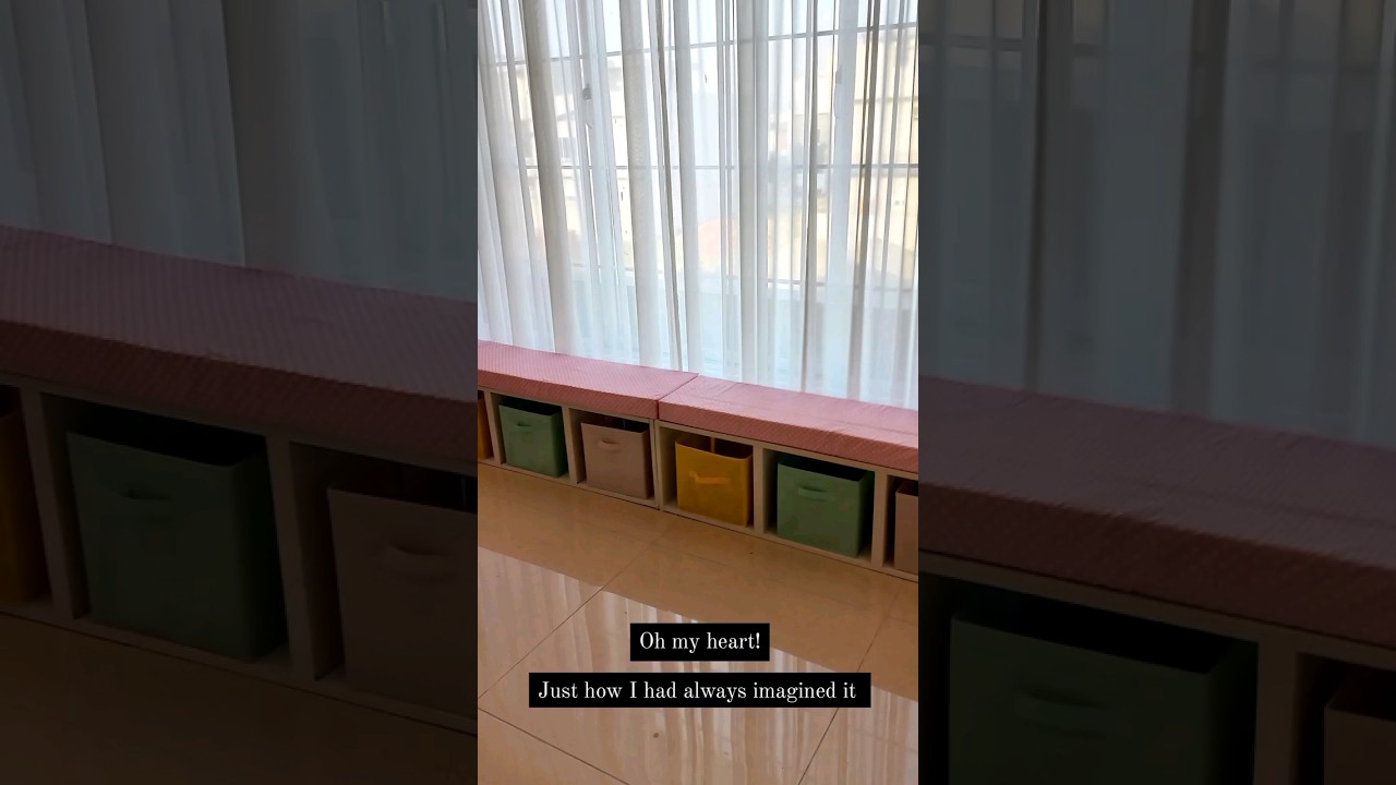 Transforming wall shelve into storage bench 