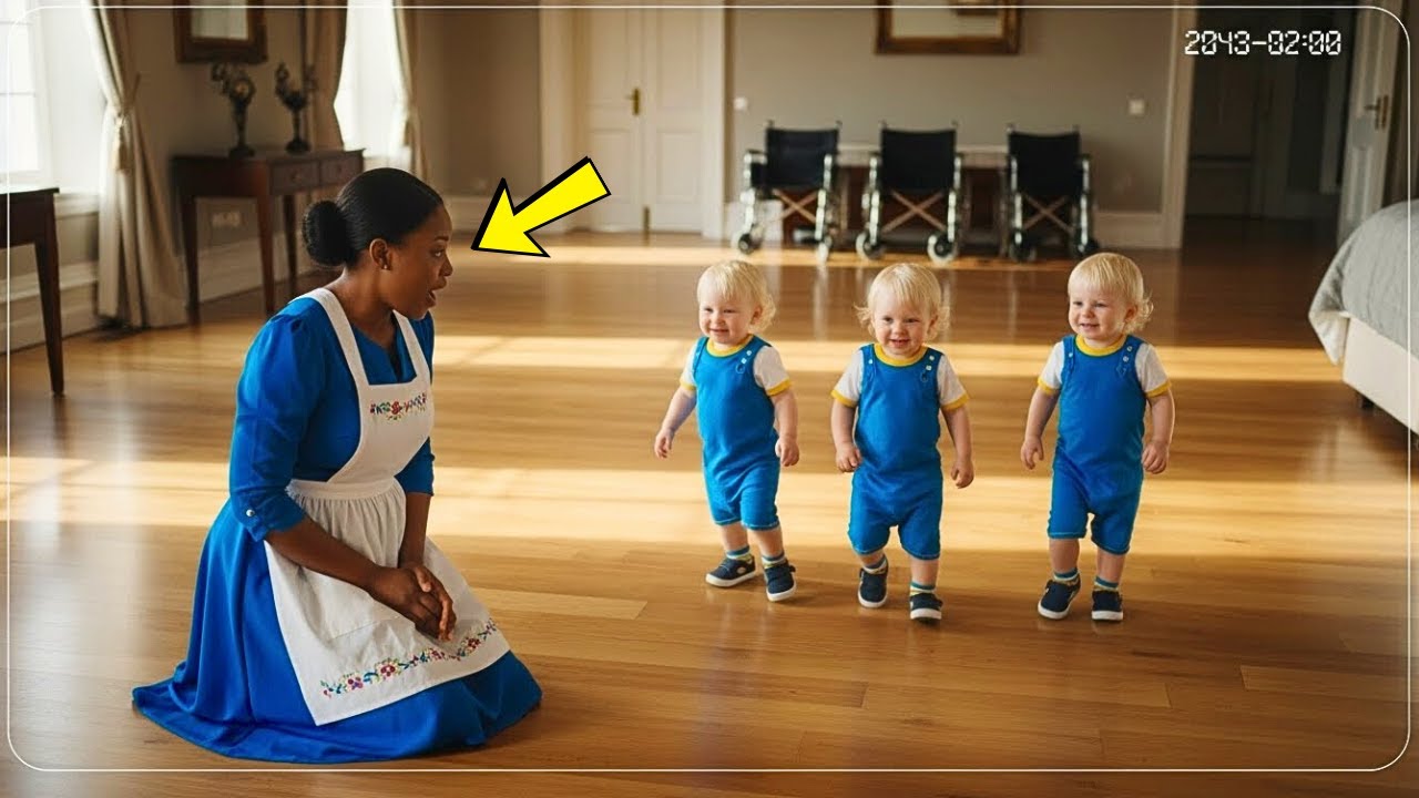 MILLIARDÄR ÜBERWACHT SEINE GELÄHMTEN DRILLINGE UND ENTDECKT DIE PFLEGERIN IN RÜHRENDER SZENE