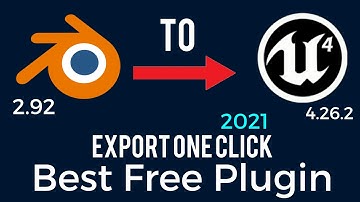 Blender to Unreal Engine 4 Only one Click Export Best Free Plugin Blender to UE4 2021 #Blender #UE4
