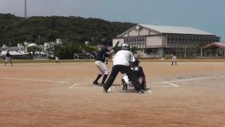 東風平中野球部　屋部中戦　　一輝　ヒット00075 24
